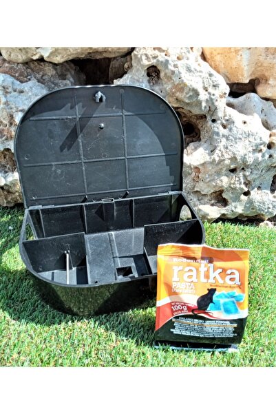 Ekodoğa 1 Adet Fare Istasyonu Ve 1 Adet 100 Gr Fare Zehri Fare Pastası Fare Y...