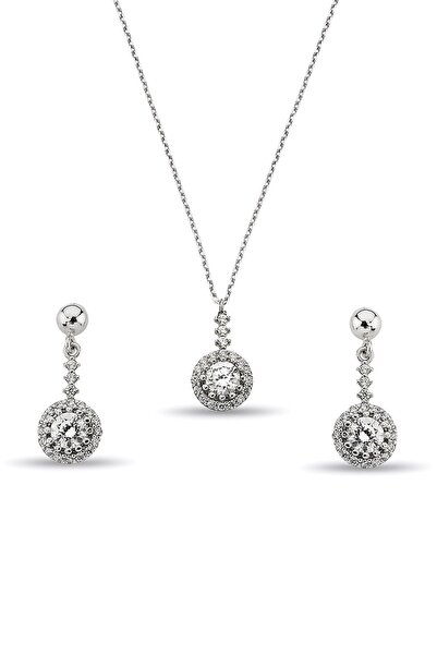 Argentum Concept 925 Ayar Gümüş Zirkon Taşlı Set - S009902