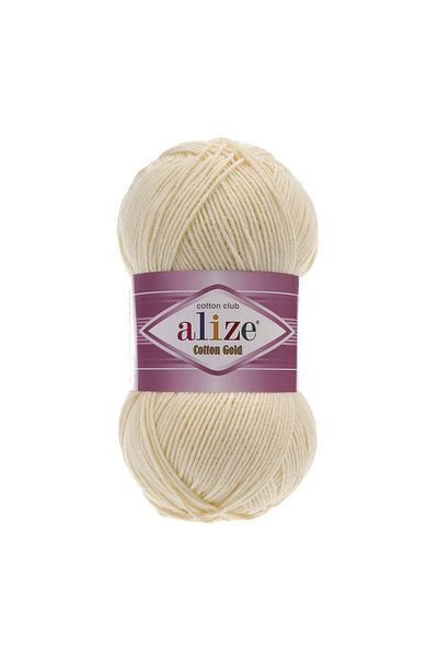 Alize Alize Cotton Gold 001 Μοντέλο Χειροποίητο Πλέξιμο - Κρέμα