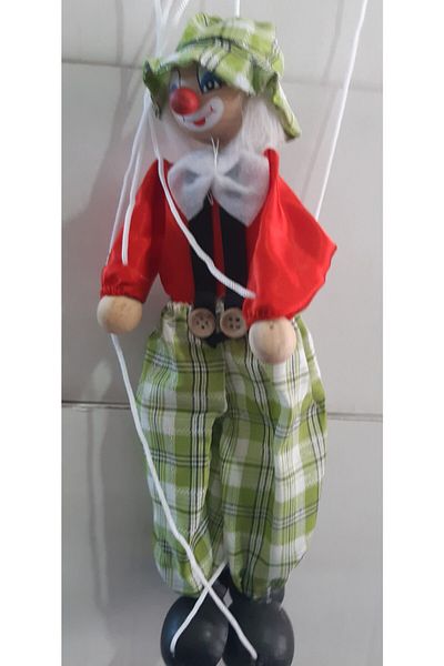 renkli çiçekler 25cm Puppet Clown