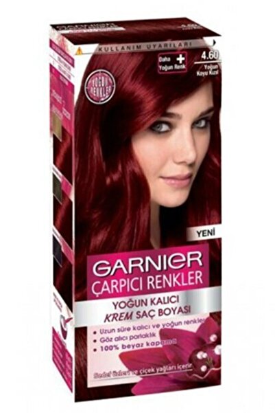 Garnier Çarpıcı Renkler 4.60 Yoğun Koyu Kızıl Saç Boyası