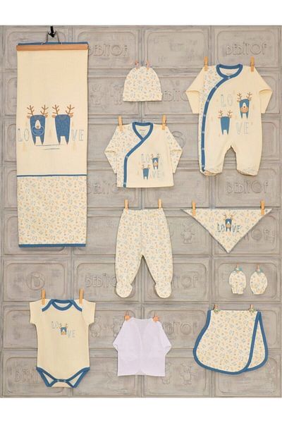 Bebitof 10-Piece Deer Patterned Overalls Baby Outlet - Girls and Boys