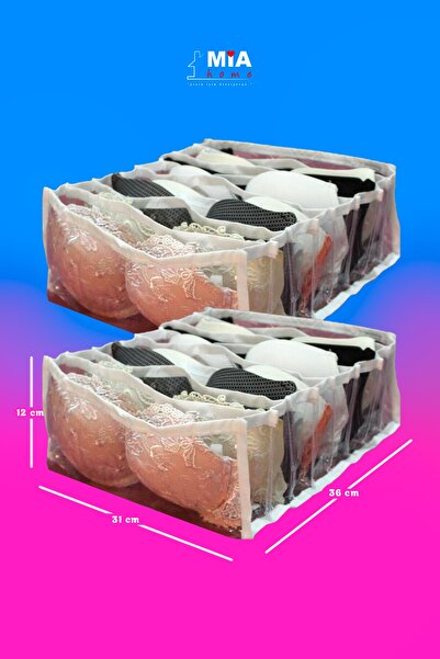 MİA Home Production منظم حمالة الصدر مقاس كبير / منظم أدراج - منظم جيب - منظم أكورديون