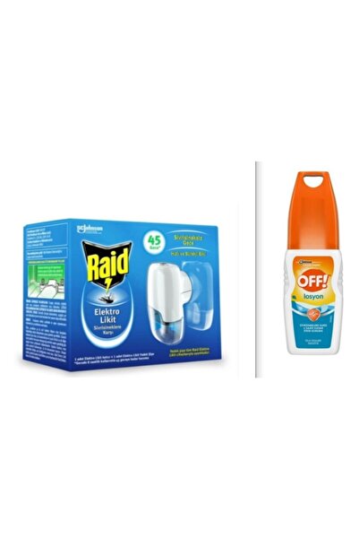 Raid Elektro Likit 45 Gece Makine + Off Losyon 100ml