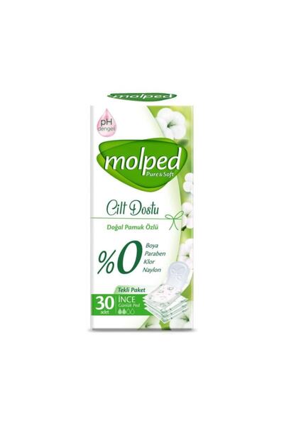 Molped Pure & Soft Ince 30'lu Tekli Paket Günlük Ped