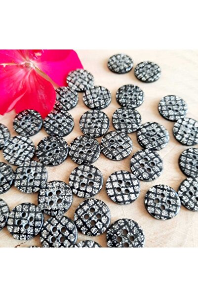 canan dizayn Блискучі поліестерові ґудзики 11 мм (30 ШТ.)