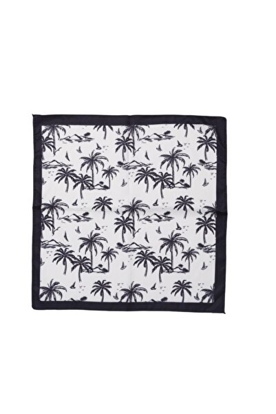 ŞapkaMania Eșarfă scurtă din satin Palmiye