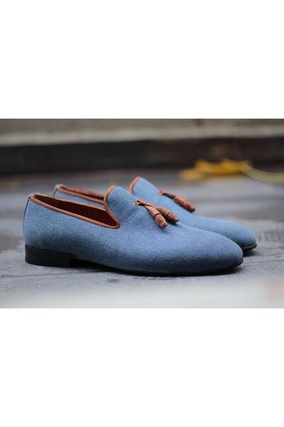 Beue Gentoe Erkek Kumaş Püsküllü Loafer Ayakkabı