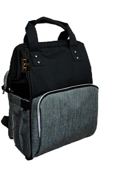 USF Baby Care Bag Luxury Mother Baby Care Backpack (bird) Gray