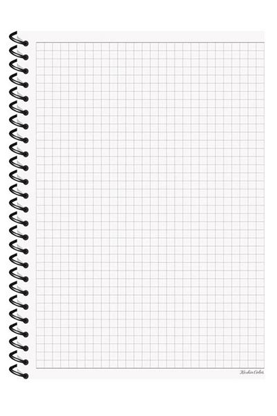 KESKİN COLOR Feeling Things 16.5*22.5 80 Sheets Checked Sticker Notebook All Find Me