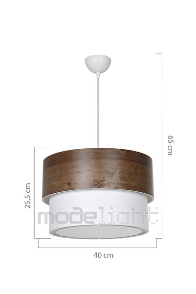 Modelight Monte 2li Sarkıt Ağaç Desenli