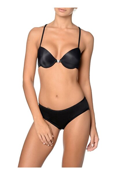 Orkide 3'lü Paket Dolgusuz Balenli Soft Cup Ortası Klipsli Önden Açılabilen S...