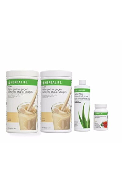 Herbalife Set 2 Adet Vanilya Shake 1 Ad. Aloevera 1 Ad. Klasik Çay 50 gr