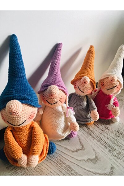OYUNCAKPARK Uykucu Cüceler Takımı Amigurumi Organik Oyuncak