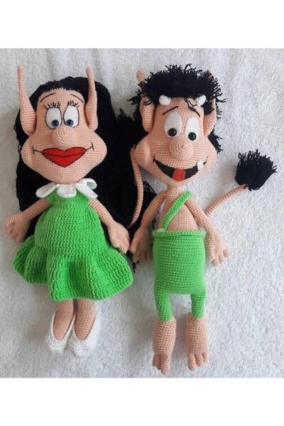 OYUNCAKPARK Hugo Ve Hugolina Amigurumi Organik Oyuncak