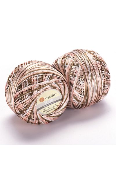 Yarnart Tulip Marbled Shiny Lace Κορδόνι Ebruli460