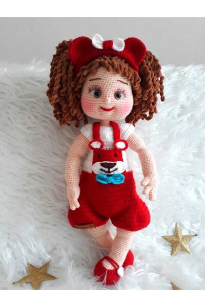 OYUNCAKPARK Ayşe Bebek Amigurumi Organik Oyuncak