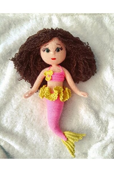OYUNCAKPARK Deniz Kızı Bebek Amigurumi Organik Oyuncak