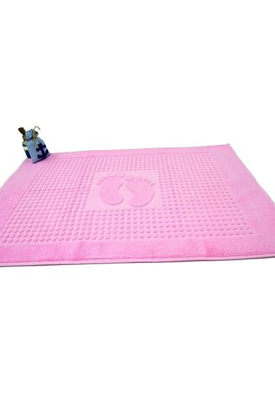 Özdilek Pink Winter Towel Footprint Mat 50x70