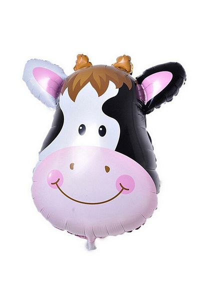 Kazanabil Safari Animals Cow Foil Balloon 30cm