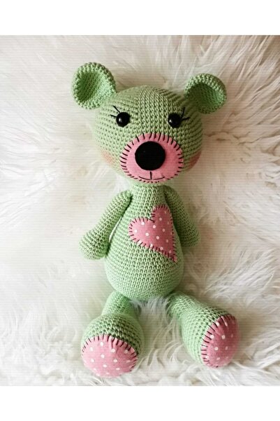OYUNCAKPARK Ayıcık Bombo Amigurumi Organik Oyuncak