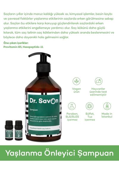 Dr. Savon Yaşlanma Önleyici Şampuan