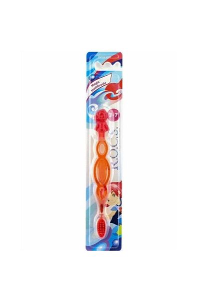 R.O.C.S. Red Children's Toothbrush Age 3-7 - Extra Soft Rocs