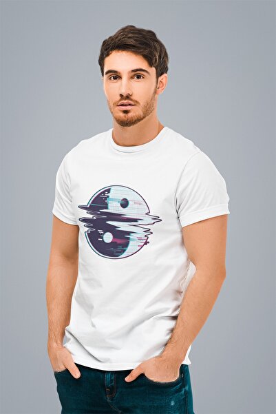 ErTaPassage Bărbați albi tricou - Imprimare bună și proastă, T9501811