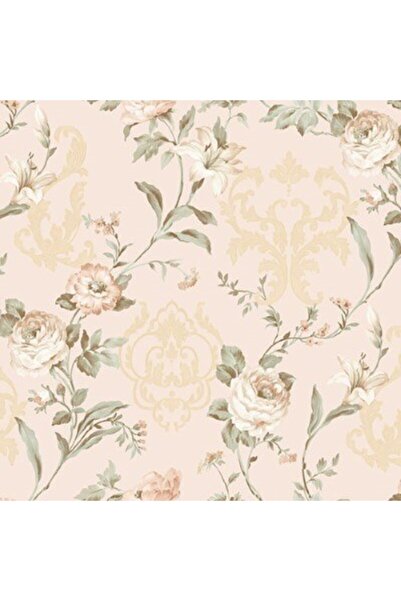 Adawall 7803-1 SEVEN / Serisi  Çiçek Açan Güller İle Çiçek Damask İle Duvar K...