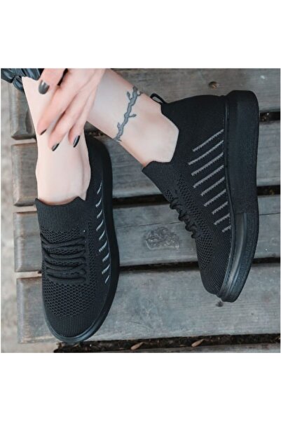 LEYDİ SHOES إلين تريكو بلاك سبورتس