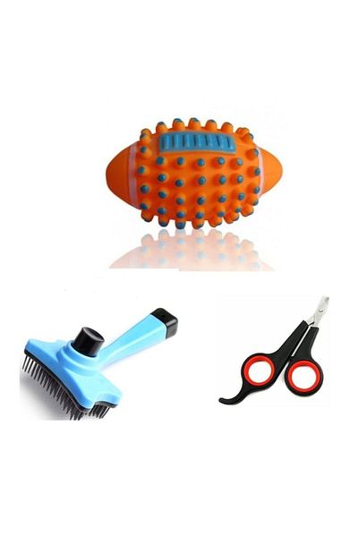 Dream Plus مجموعة ألعاب وأمشاط التسنين للكلاب، مجموعة أقدام 3
