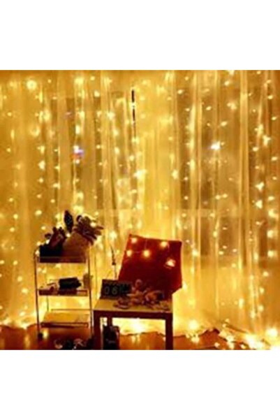 movzer Perde Led Günışığı Misafirleriniz Çok Beğenecek 2,5 X 2,5 Metre 8 Animasyonlu , Kumandalı 300 Letli