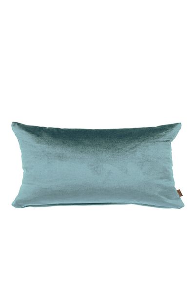Alacastore Pernă de catifea verde mentă de culoare solidă, mărgele umplute cu silicon 35 X 55 cm