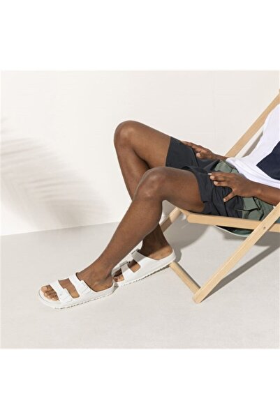 Birkenstock Arizona Eva White Double Buckle Unisex Slippers01294410-01294430 White V4