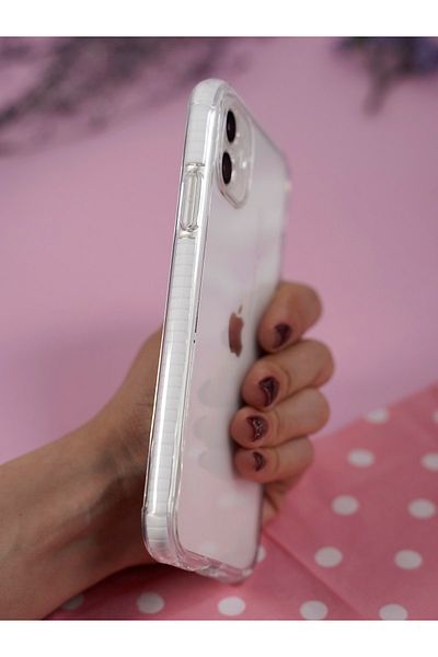 mooodcase حافظة فعالة متوافقة مع هاتف Iphone 11 مع حافة بيضاء وحماية من الصدمات في الزوايا