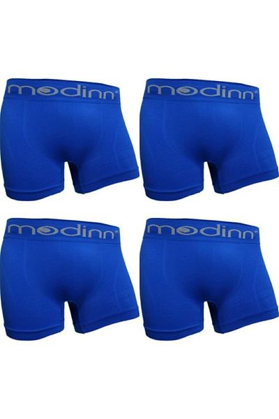 MODİNN Saks 4 Pieces Microfiber Ανδρικό Boxer Lycra Flexible Seamless Boxer