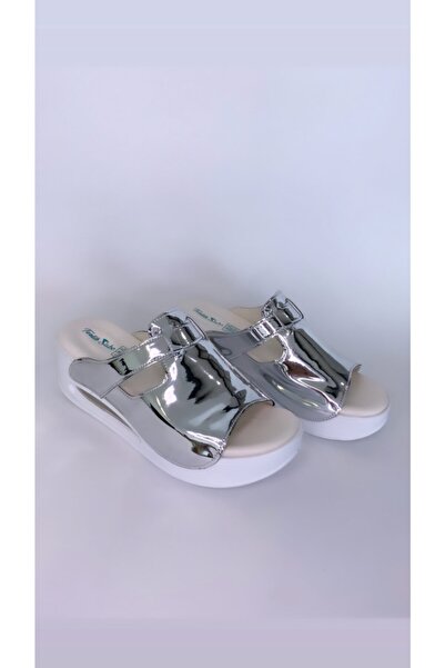 TERLİKSABO Gümüş Kemerli Air Sandalet