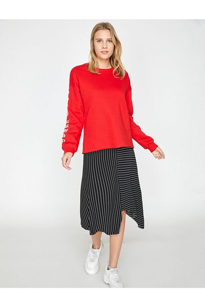 Koton Letter Printed Sweatshirt