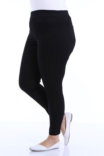 Gül Moda Black Large Size Jeans Lycra Leggings G064-2