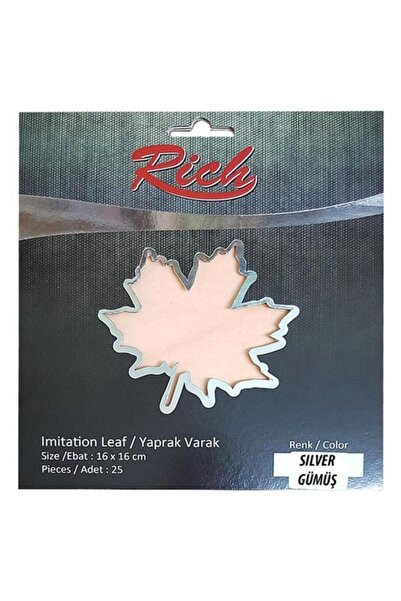 Rich Rıch Yaprak Varak Gümüş Ypv-025-002
