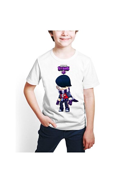 HediyeCenter Tricou pentru copii cu imprimeu digital Edgar Brawl Stars D04