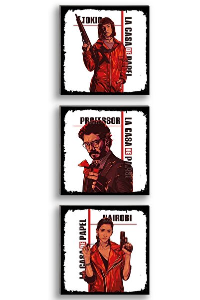 Hayal Poster La Casa De Papel 3'lü Set Hayal