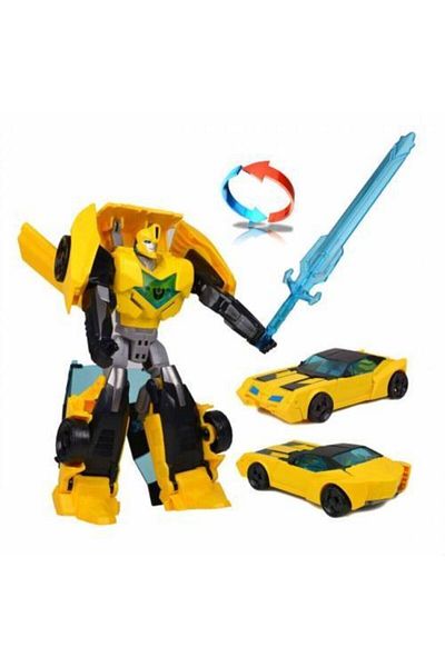 transformers T-warrior Transformable Robot Car with Metal Body