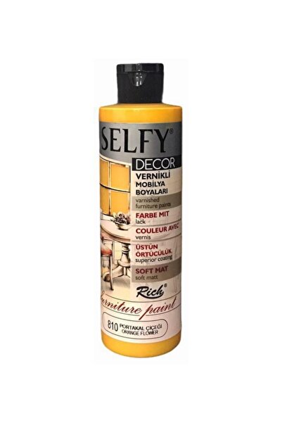 Rich Selfy Decor Vernikli Boya 240cc Portakal Çiçeği 810