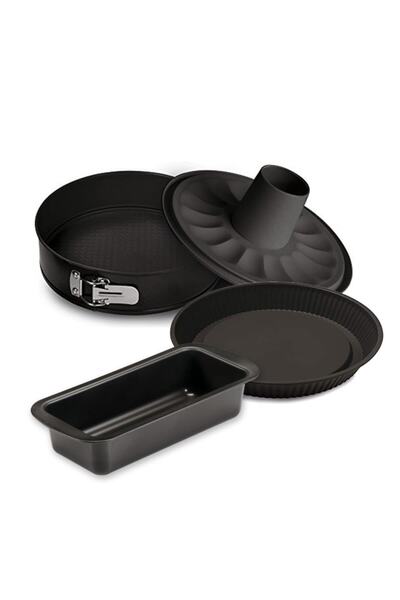 Guardini 4 Prç Kelepçeli Kek Kalıbı Seti