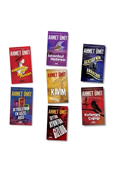 Yapı Kredi Yayınları Bir Başkomser Nevzat Kitabı Serisi, Ahmet Ümit 7 Kitap (...