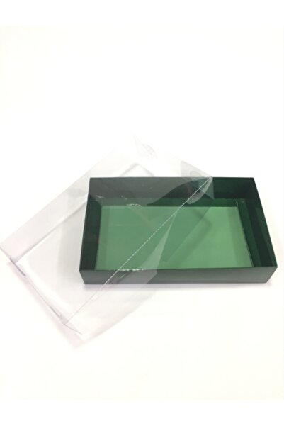 kadir kutu 25x15x5 Asetat Kapaklı Yeşil Kutu 5’li