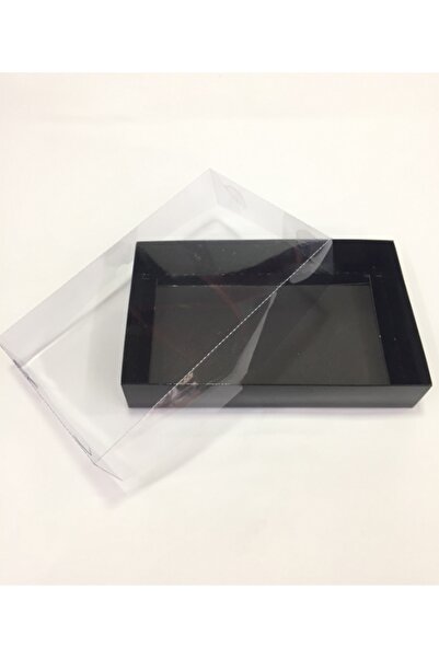 kadir kutu 25x15x5 Asetat Kapaklı Siyah Kutu 5’li