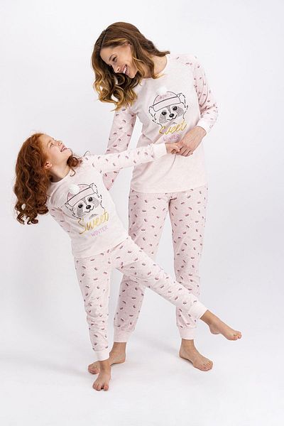 ROLY POLY Rolypoly Sweet Winter Pinkmelange Girls Pajama Set