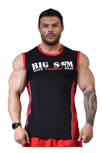 Big Sam Fitness Training Tank Sleeveless T-shirt 2272